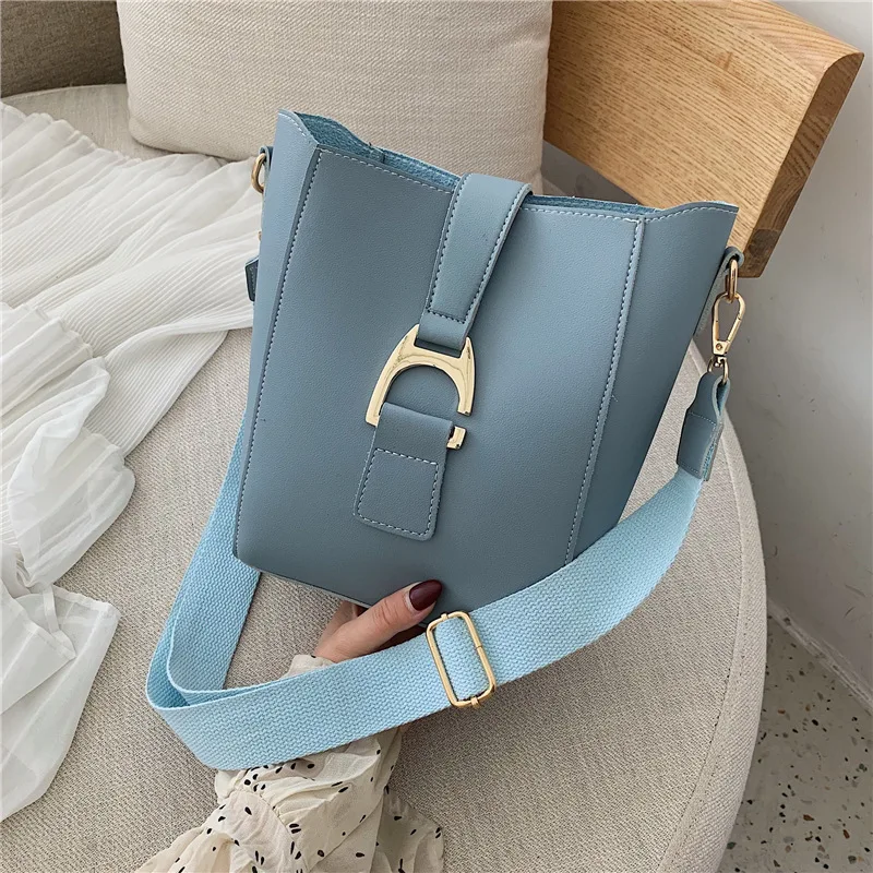 

Female Crossbody Bucket Bags For Women 2019 Quality PU Leather Luxury Handbags Designer Sac A Main Ladies Shoulder Messenger Bag