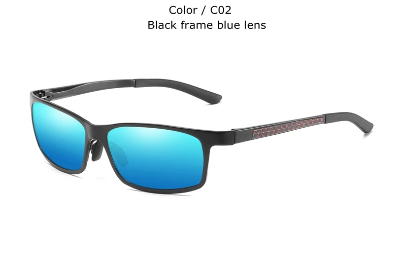 Новинка, мужские поляризованные солнцезащитные очки, алюминиево-магниевые солнцезащитные очки, очки для вождения, UV400, очки для мужчин, Oculos masculino - Цвет линз: T0565 C02