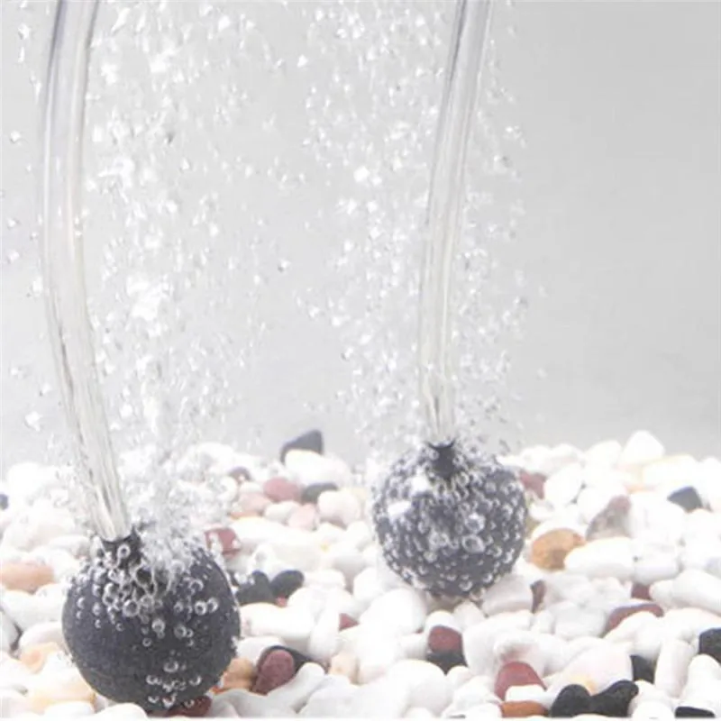 5 2PCS Air Bubble Stone Aerator For Aquarium Fish Tank Pump Hydroponic Oxygen Plate Mini Aquariums Accessories Air Pump Sphere