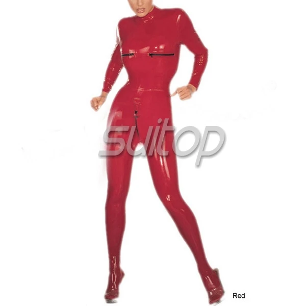 Фетиш боди из латекса с молнией на груди|catsuit sexy|rubber bodysuitlatex rubber bodysuit |