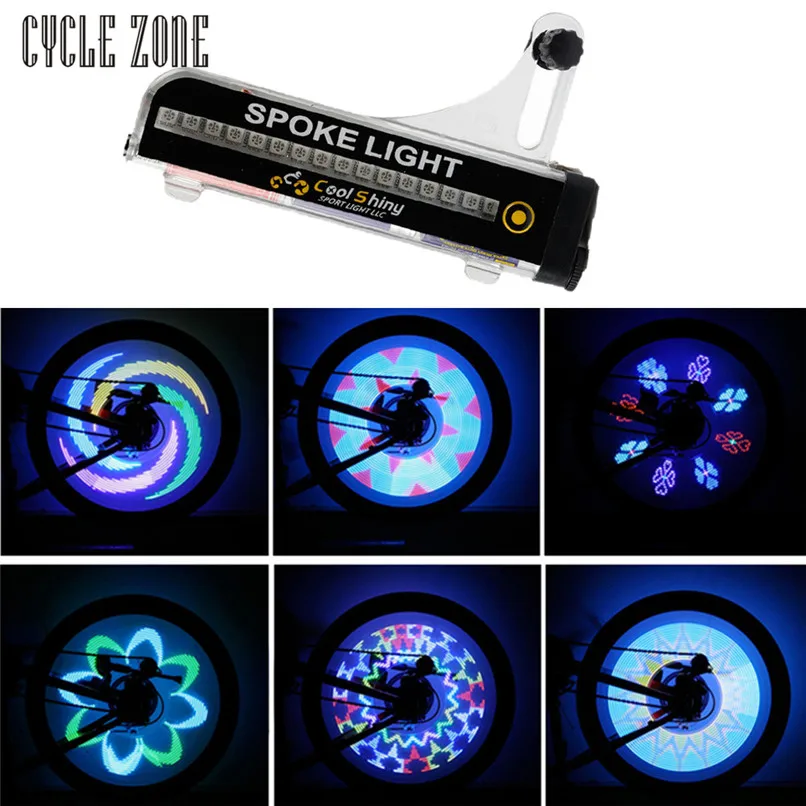 

Outdoor Dynamic 2017 32 LED Motorcycle Cycling Bicycle Bike Wheel Signal Tire Spoke Light 21 Changes Mar13