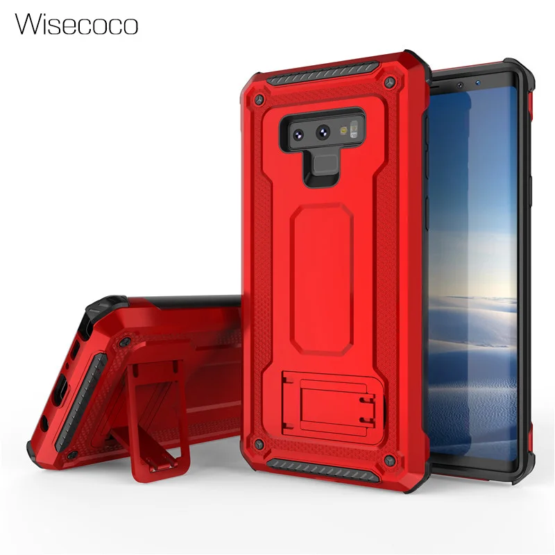 

Luxury Car Holder Case For Samsung Galaxy Note 9 Magnetic Bracket Ring Cover 360 Protective Stand Phone Carcasas for galaxynot9