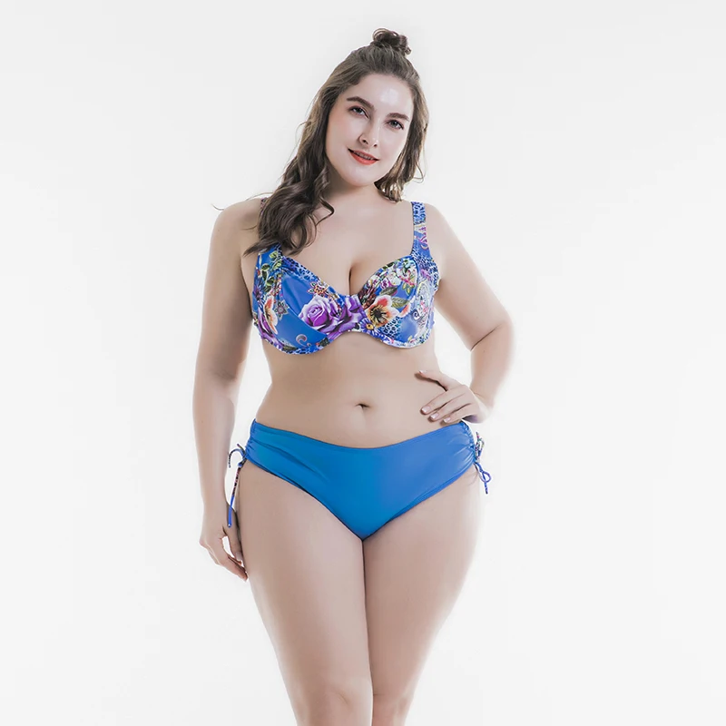 

Push Up Women Sexy Swimsuit Summer Flower Printing Bikini Set High Waist Summer Maio Swimwear Bathers Bathing Suit For Female