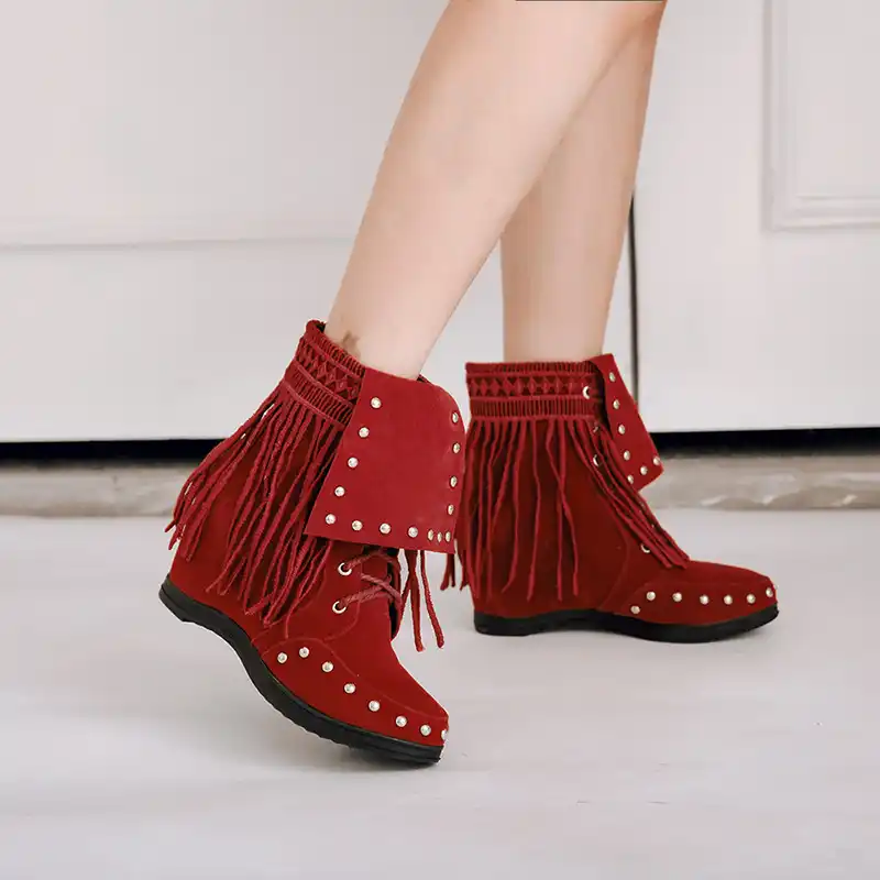 womens cowboy boots with fringe