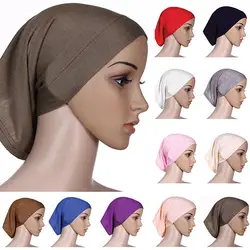 Новые Исламские мусульманские женские платок хлопок Underscarf хиджаб Headwrap капот 943 Вт Прямая доставка