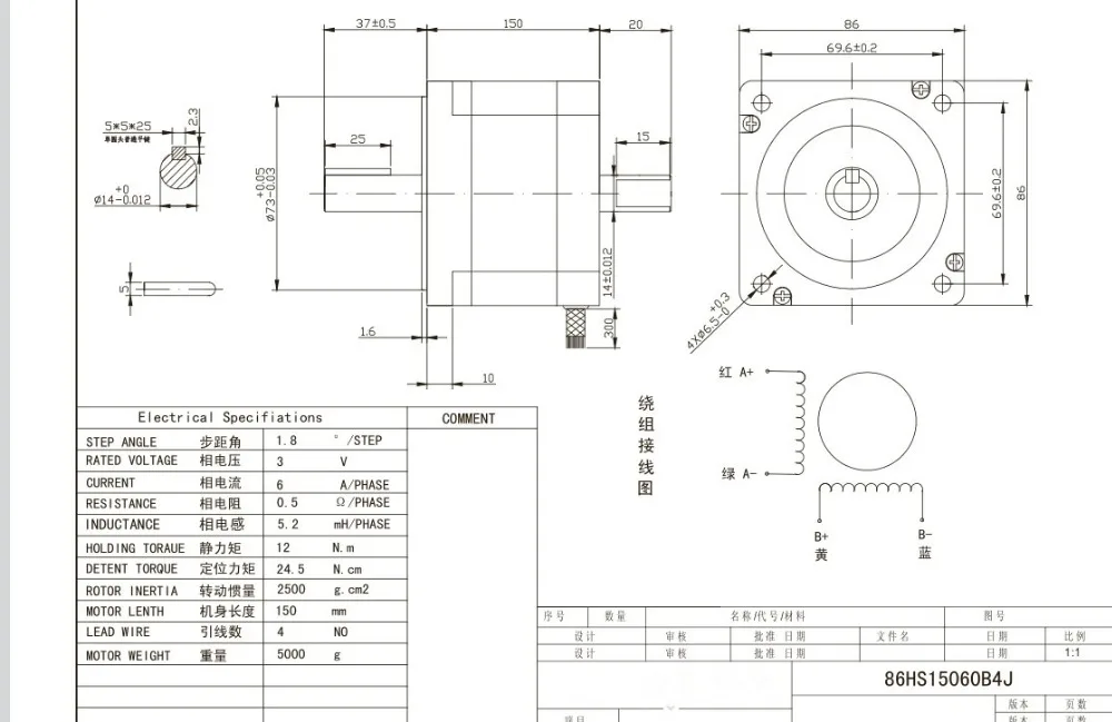 86HS15060B4J dimension