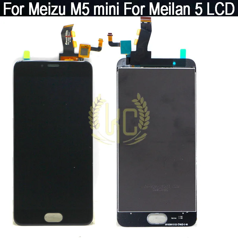 

No Dead Pixels 5.2" IPS Display For MEIZU M5 LCD M611A M611H Touch Screen Digitizer Meilan 5 LCD with Frame Replacement