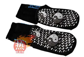 

Wholesale tourmaline Automatic Heat Ankle Sock Massage Foot Massager Far infrared Anti Cold,Winter socks,Health socks