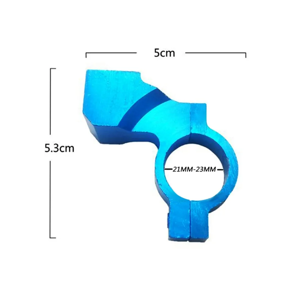 2 шт., универсальный кронштейн для зеркала заднего вида для мотоцикла, велосипеда, квадроцикла, крепежный адаптер, держатель с зажимом, винт с ЧПУ, алюминиевый руль 22 мм, 7/8 дюйма