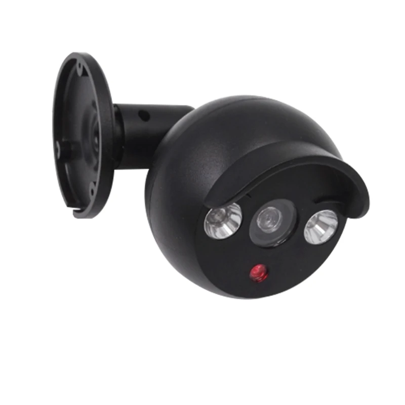 

Plastic Smart Indoor/Outdoor Dummy Home Fake CCTV Security Camera with Flashing Red LED Light