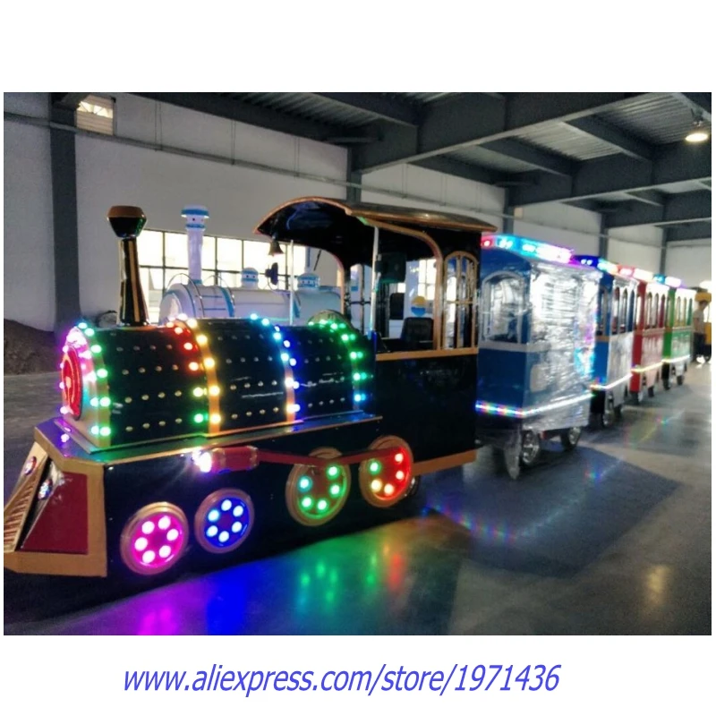 

2018 New Design Amusement Park Equipment Outdoor Tourism Sightseeing Electric Trains