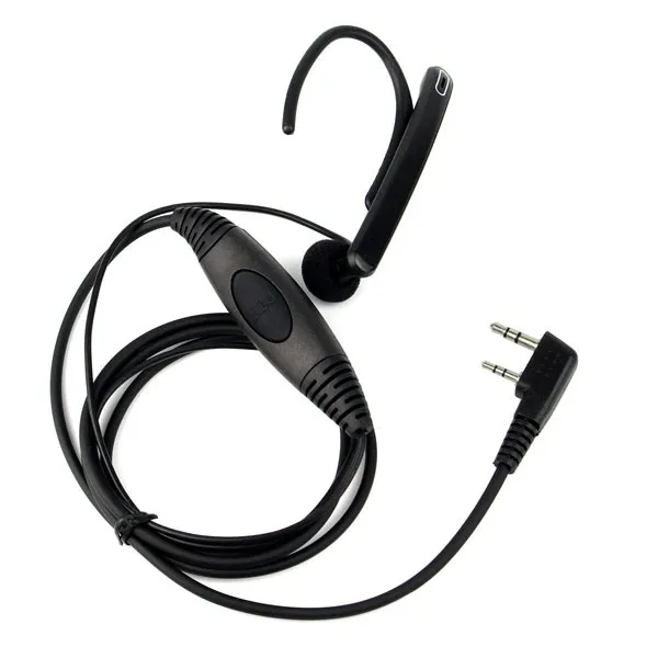 Hot 2 Pin Earpiece Mic PTT Headset for Radio for Kenwood (1)