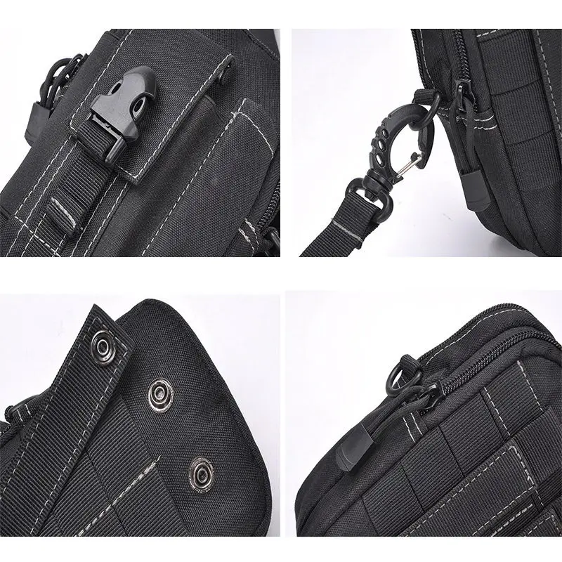 DIINOVIVO, тактическая Сумка Molle, поясная сумка, маленький карман, военная поясная сумка, унисекс, для путешествий, кемпинга, сумки с мягкой спинкой, WHDV1104