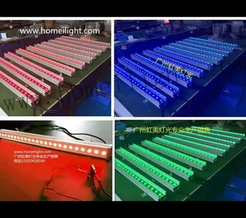 

24pcs x 3w RGB 3in1 DMX RGB LED Wall Washer Outdoor LED Lights Wall Washer