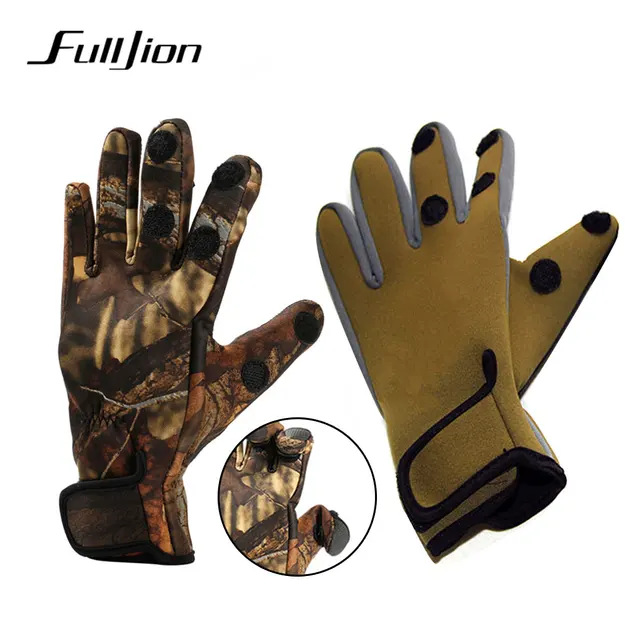 Cheap Fulljion Fishing Gloves Outdoor Winter Warmth Anti-Slip 3 Half-Finger Breathable Windproof durable Hunting Fishing Equipment Cheap Fulljion Fishing Gloves Outdoor Winter Warmth Anti-Slip 3 Half-Finger Breathable Windproof durable Hunting Fishing Equipment