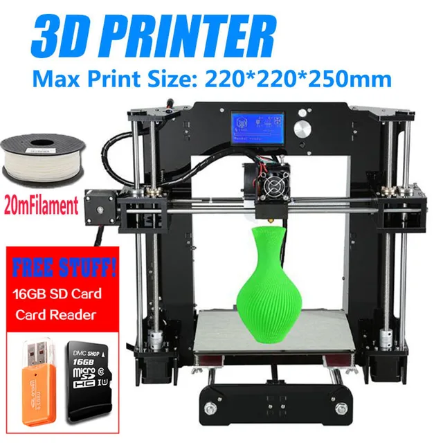 Special Price Big Promotion Cheap Price Anet A6 3D Printer High Precision Reprap Prusa i3 DIY 3D Printer Kit Large Printing Size 220*220*250mm Special Price Big Promotion Cheap Price Anet A6 3D Printer High Precision Reprap Prusa i3 DIY 3D Printer Kit Large Printing Size 220*220*250mm