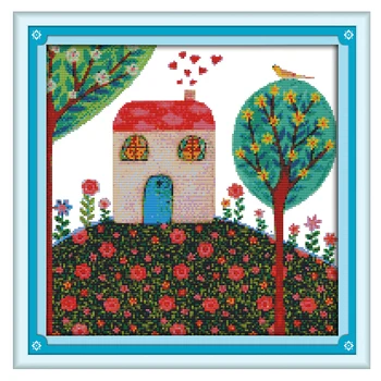 

Joy Sunday crossstitch Yearning for spring(8) DMC14CT11CTcottonfabric livingroom dininghall restaurant home hotel painting
