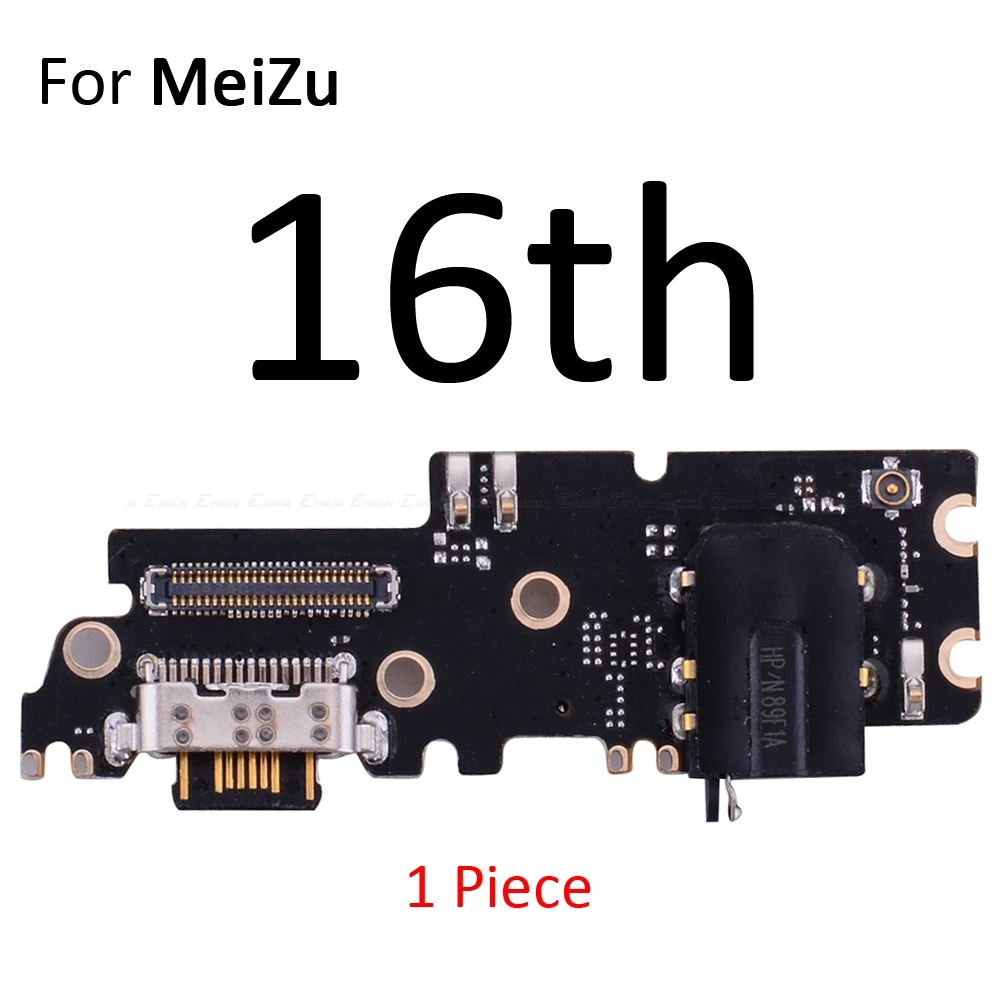 Разъем для зарядки питания разъем порт док-станция с микрофоном микрофон гибкий кабель для Meizu 16 16 16 15 Plus X8 M8 Lite