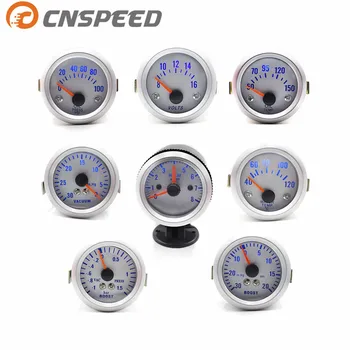 

CNSPEED 52mm auto boost gauge vacuum water temp gauge oil temp gauge oil press gauge volts meter tachometer RPM