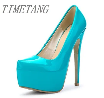 

Free Shipping 15CM Ultra Waterproof Shallow Pumps Women's Elegant Pointed Toe Thin High Heels Party Dress Pumps size 35-42