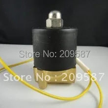 Электрический электромагнитный клапан воды воздуха N/C 12 V DC 1/4"