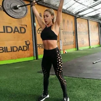 

2018 Women Sports YOGA Running Gym Fitness Leggings Dot Black Health Pants Athletic Wear Yoga Pants