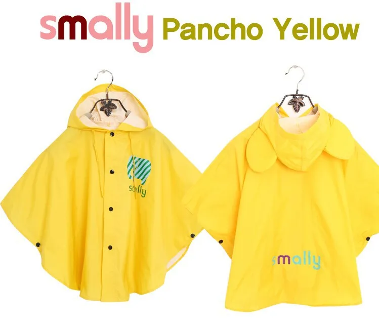 Cartoon Animal Smally Rain Ponchos Girl 
