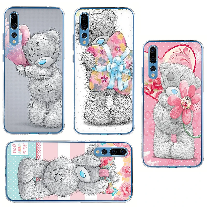 Жесткий пластиковый Чехол Teddy Me To You Bear для телефона Huawei Honor 7X 8X 8C 8A 8 9 10 Lite V20 20 9X Pro 20S
