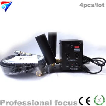 

Free Shipping 4pcs/lot Double Nozzle Co2 Machine Jet Stage Light CO2 Jet DMX 110V - 240V 200W Wedding Fog Machine
