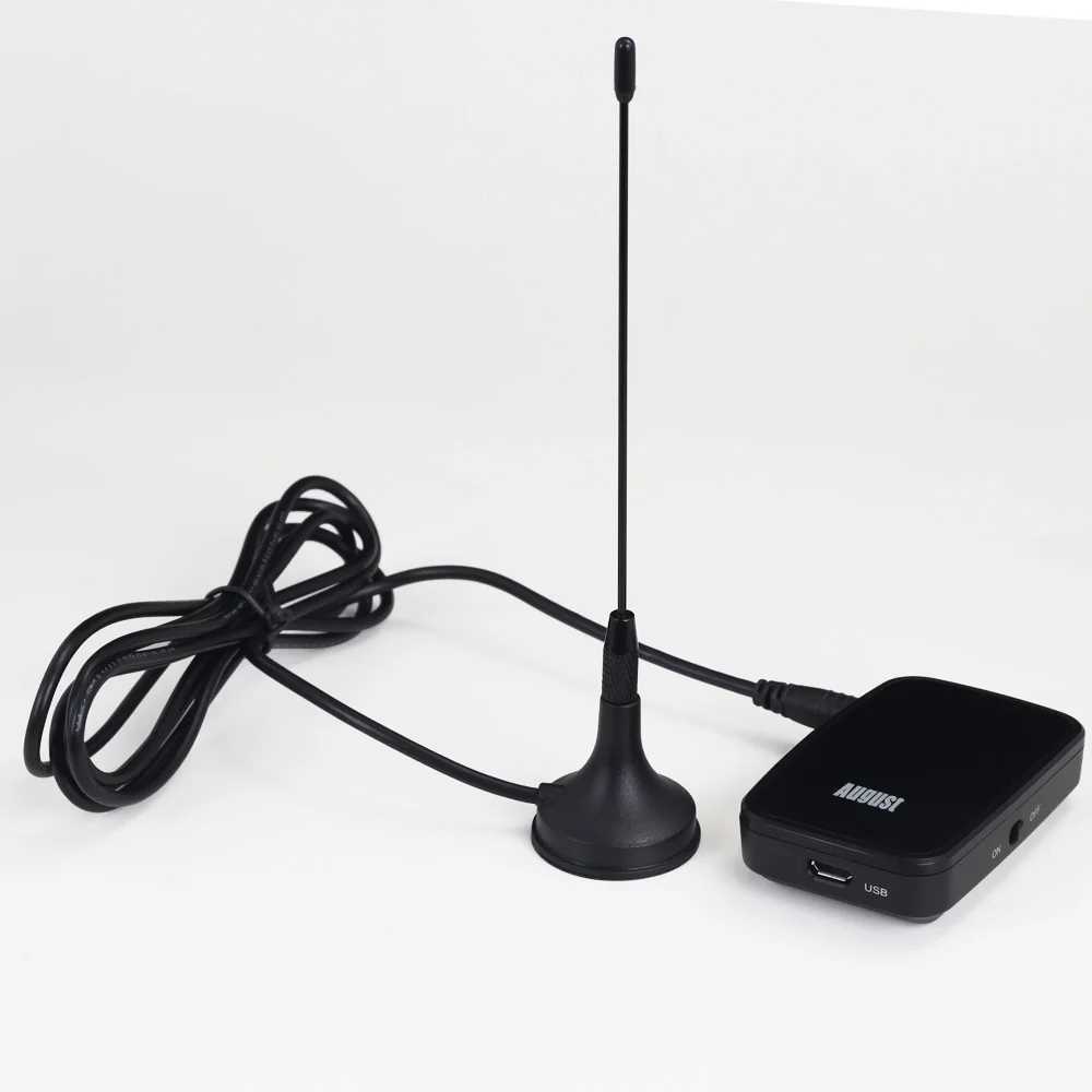 August DVB-T405 ISDB-T/DVB-T WIFI ТВ Тюнер для Apple и Android. Смотрите цифровое ТВ на смартфоне или планшете