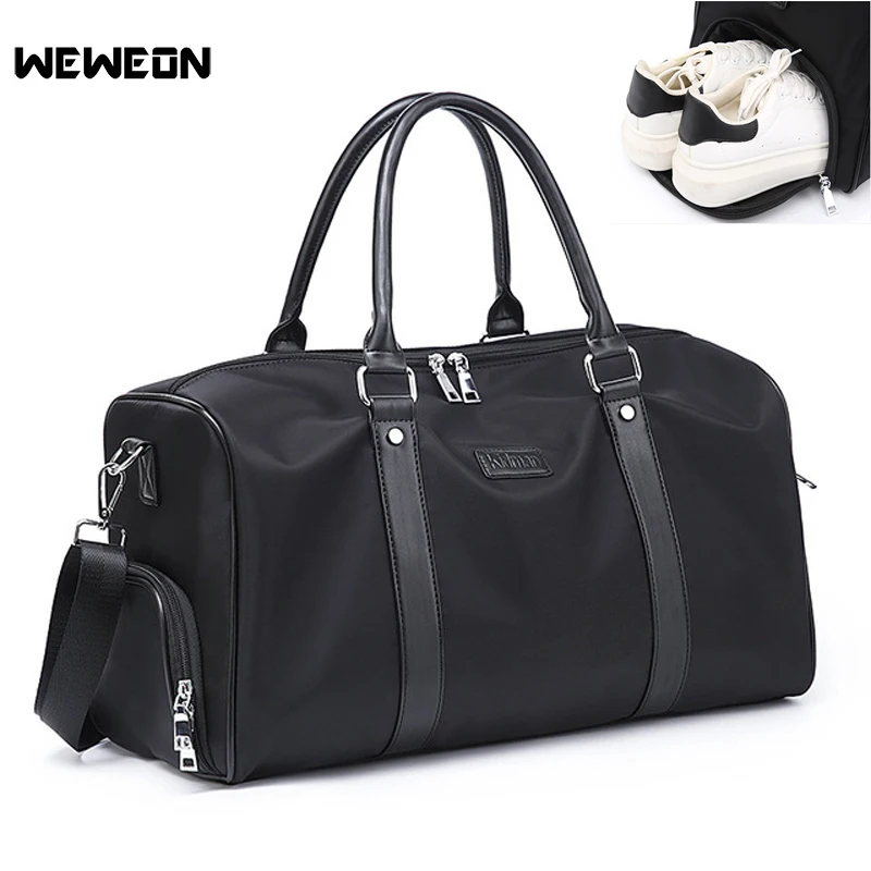 Men Sports Gym Bag Military Training Square Male Fitness Duffel Bag With Shoe Storage Pocket Oxford Single Shoulder De Sports 
