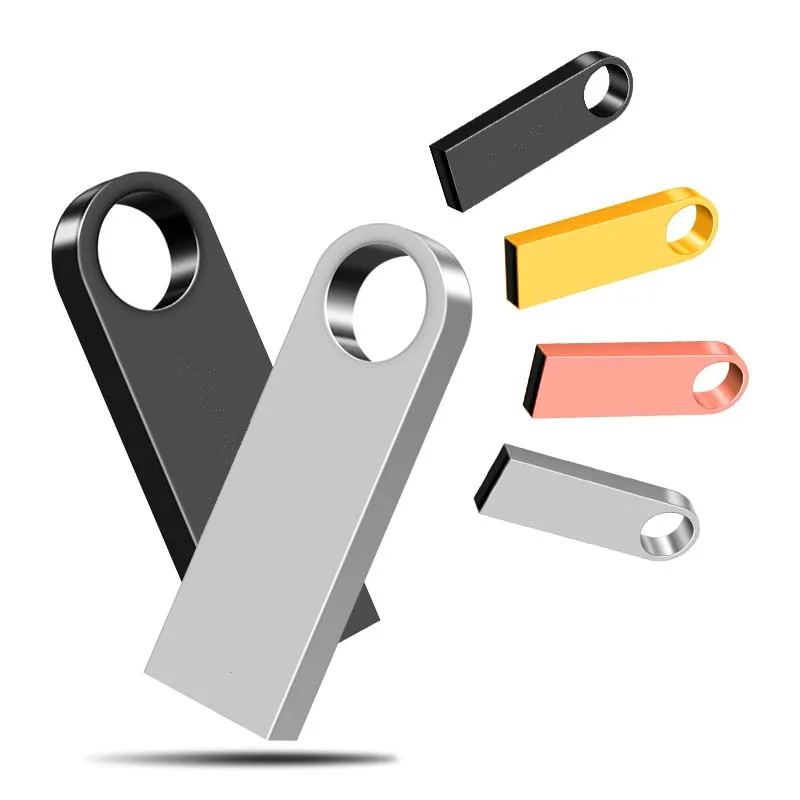 USB флеш накопитель 32 ГБ Флешка 64 Гб 128 8 16 водонепроницаемый металлический u диск