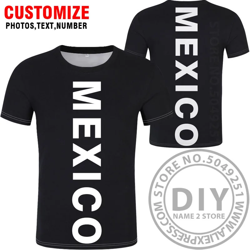 THE UNITED STATES OF MEXICO t shirt logo free custom name number mex t-shirt nation flag mx spanish mexican print photo clothing - Цвет: Style 15