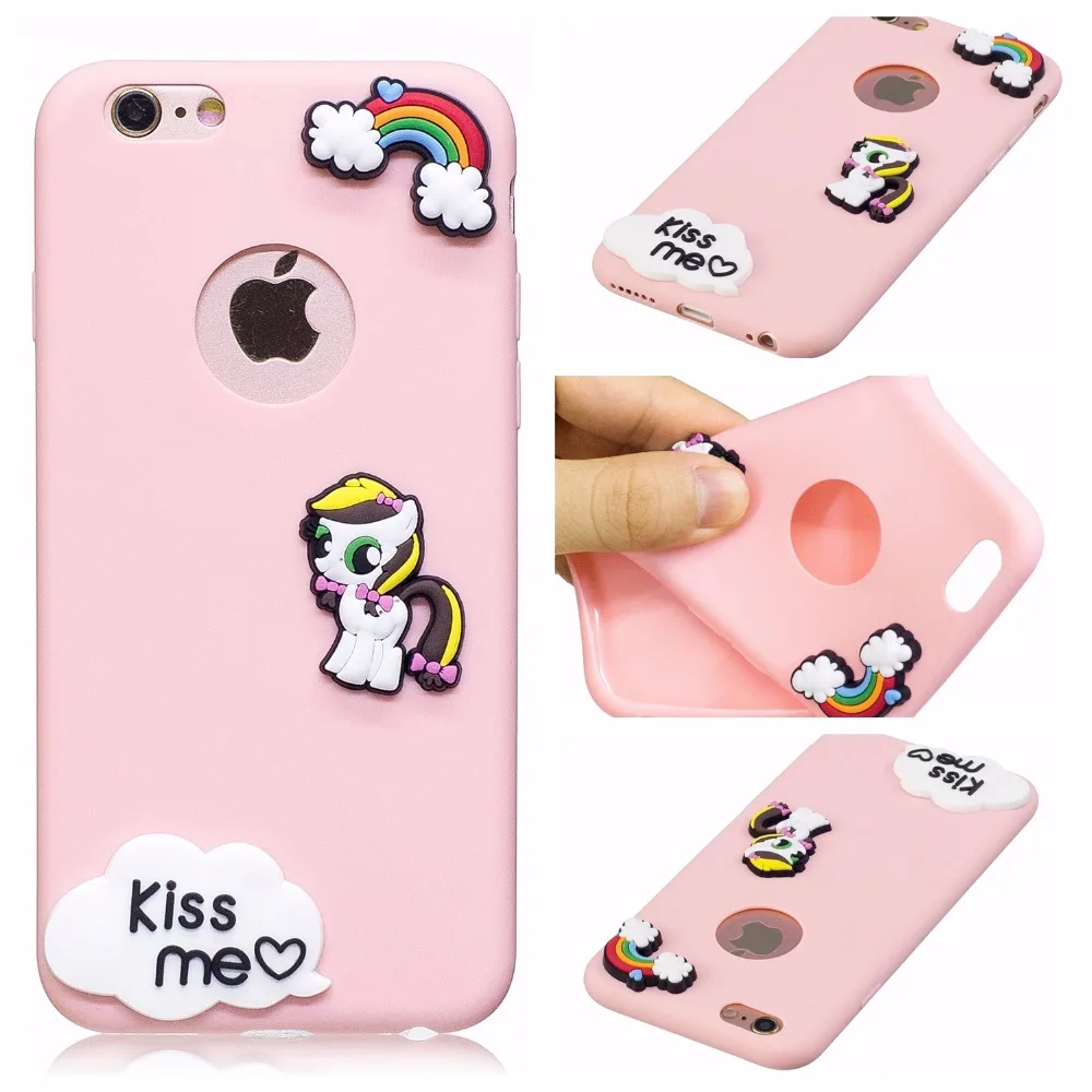 3D Stereo Cute Mobile Phone Cases For Apple iPhone 6 6s Creative
