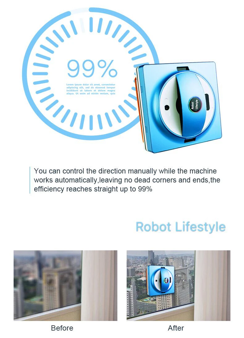 X6P Автоматический робот-пылесос для окон, автоматический робот-пылесос для окон
