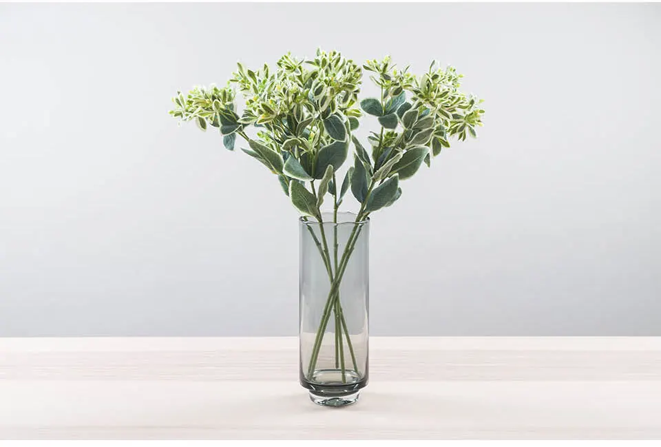 Northyle искусственный Euphorbia Marginata зелени-18," Длина поддельные травы Home Decor Искусственные растения Настенный декор РП