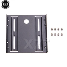 1 шт. SATA IDE 2,5 дюймов до 3,5 дюймовый HDD SSD чехол Caddy адаптер держатель для настольного ПК с винтами универсальный металлический NEWEATN