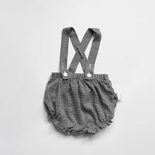 Детские комбинезоны милые хлопковые шорты для девочек 0-3 лет