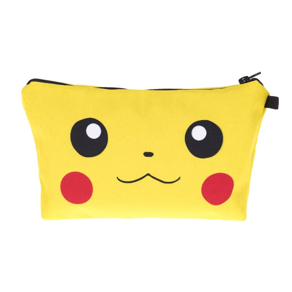 Who Cares Pikachu, модная косметичка с 3D принтом, сумка-Органайзер, сумки для макияжа, Женская сумочка, женская косметичка