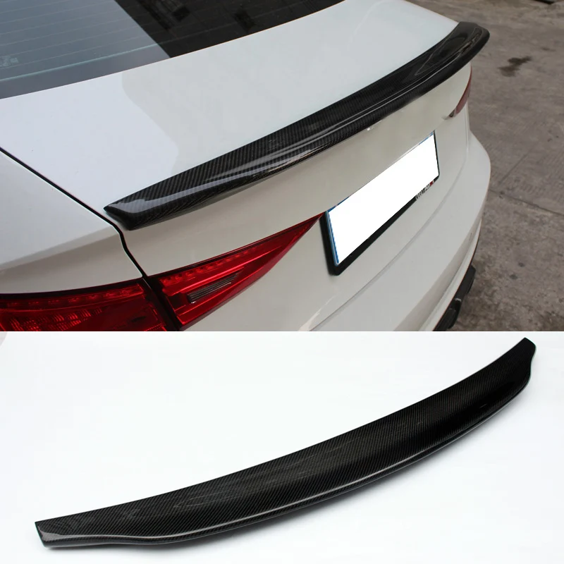 Car a Style Carbon fiber Trunk Boot Spoiler Fit For Audi A3in Spoilers