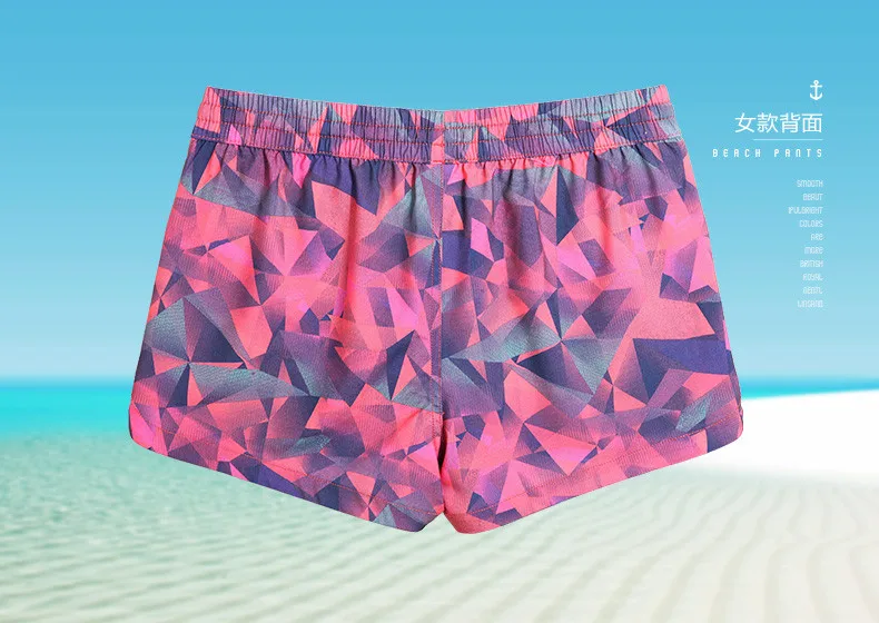 Марка GL летние пляжные короткие женские быстросохнущие водные спортивные шорты для плавания для серфинга бега плюс размер женские шорты для отдыха на море