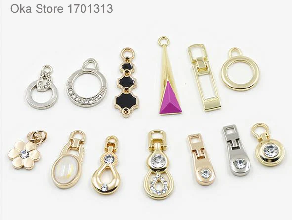 1pc high quality metal Zipper pull zipper repair kits for jeans pants,casual pants,garments,bag,suitcase accessories,zipper pull