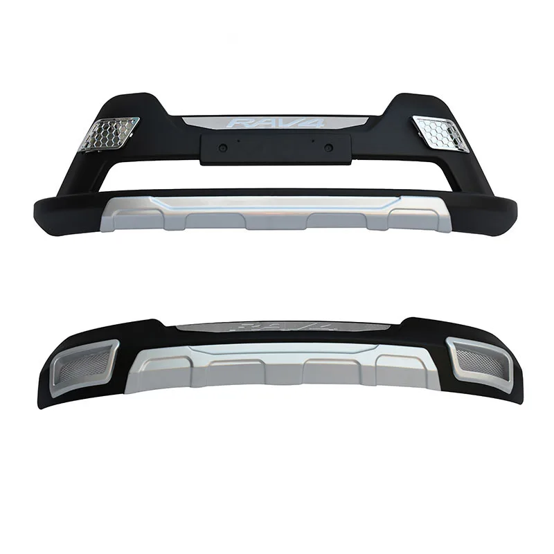 

Front and Rear Bumper Sill Protector For Toyota RAV4 2015 car styling