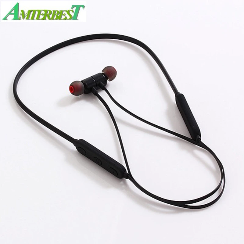 

AMTERBEST Wireless Bluetooth Earphone Magnetic Headset Earbuds for IPhone with Microphone Stereo Wireless Earphones Sport Phones