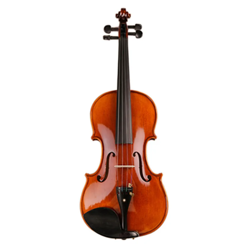 

High-grade Natural Stripes Maple Violino 4/4 3/4 Full Hand-made Alcohol Paint Violin Ebony Violawith Case Shoulder Rest Bow