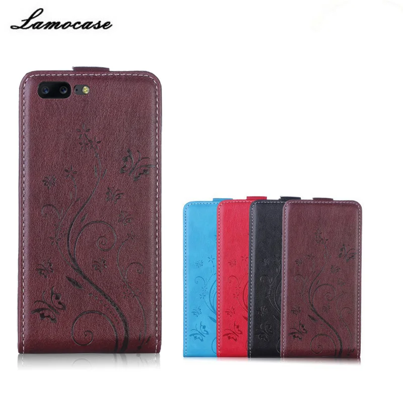 Lamocase для OnePlus 5 Case Роскошный кожаный чехол One Plus A5000 один плюс откидная крышка