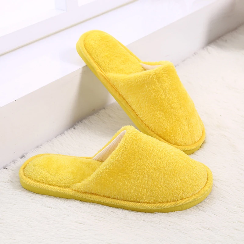 Vertvie Candy Color Warm Home Slippers Women Bedroom Winter Slippers Indoor Slippers Cotton Floor Slippers Drop Shipping