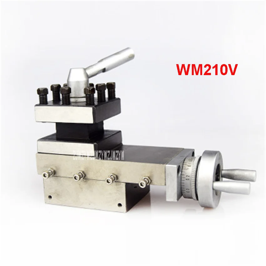 WM180V квадратный держатель инструмента Высокое качество металлический токарный инструмент держатель сборочный станок маленькая каретка держатель ножа 90 мм ход горячая распродажа