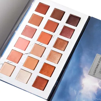 

18 Color Fine Powder Eyeshadow Palette Waterproof Easily Shading Young Lady Style Eyeshadow
