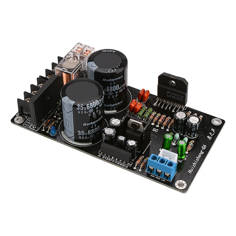 AIYIMA LM1876 усилитель мощности аудио Плата чистый задний 2 0 канальный HIFI DIY звуковые